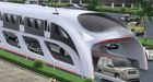 Chinese mega buses to drive over traffic jams.