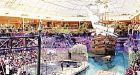 Boy falls over second floor railing at West Edmonton Mall