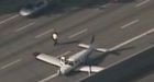 Plane makes emergency landing on Hwy. 407
